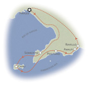 Amalfi Coast Italy Map